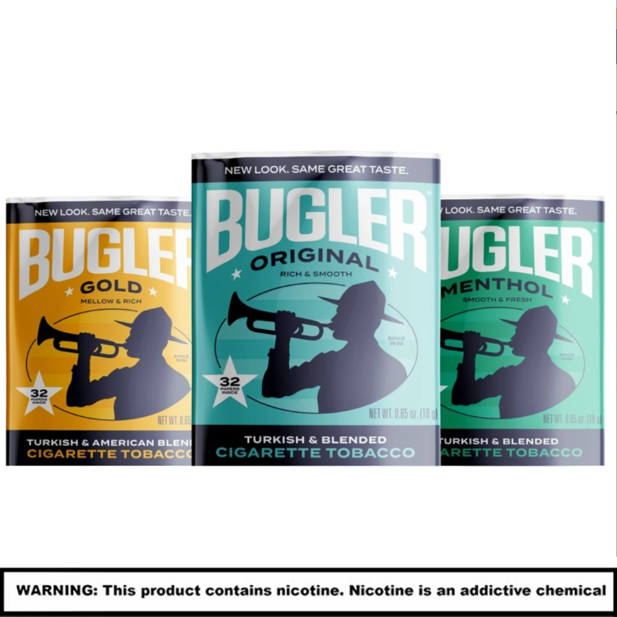 Bugler Turkish & Blended Cigrette Tobacco | 32 Pack | 6 Count Display product image